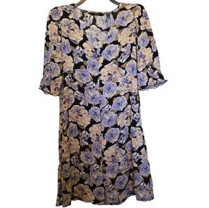 Vero Moda Floral Button Down Dress Size XS